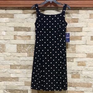 CHAPS Women Polka-dot Sleeveless Dress